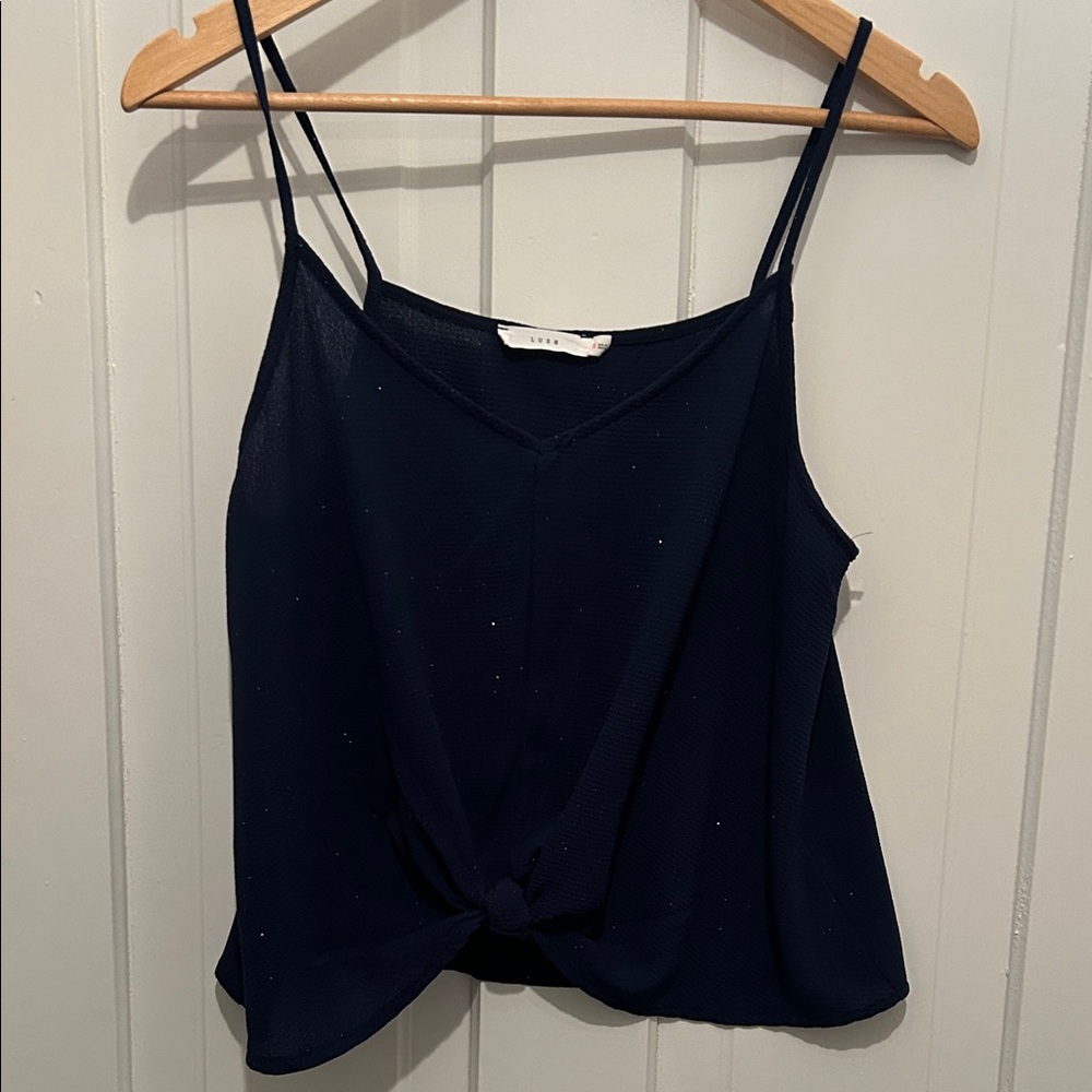 Lush Navy Blue Camisole Top